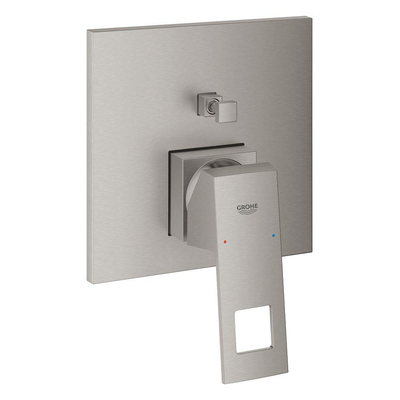 GROHE Eurocube afbouwdeel v. inbouw badkraan m. omstel supersteel