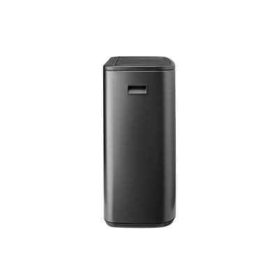 Brabantia Bo Touch Bin Afvalemmer - 60 liter - kunststof binnenemmer - confident grey