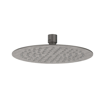 IVY Hoofddouche - slim - 20cm - antikalk nozzels - Eco-air - Geborsteld metal black PVD