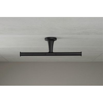 Duravit Starck T Toiletrolhouder - dubbel - zonder klep - zwart mat