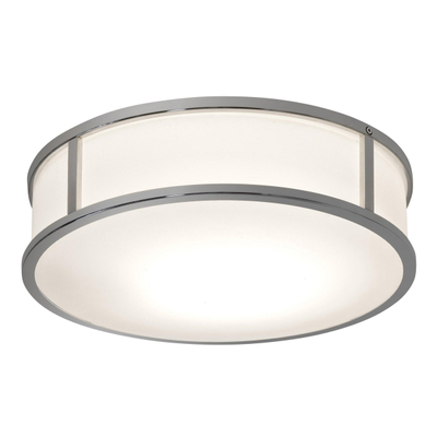 Astro Mashiko Round 300 plafondlamp Rond exclusief E27 chroom 9x30cm IP44 staal A