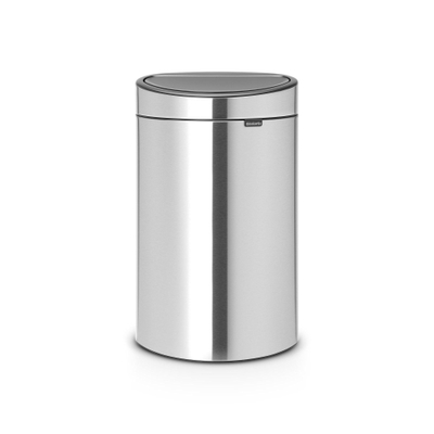 Brabantia Touch Bin Afvalemmer - 40 liter - kunststof binnenemmer - matt steel fingerprint proof