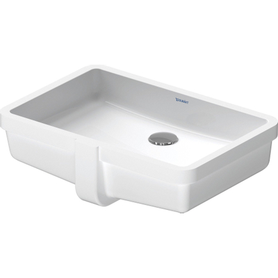 Duravit Vero onderbouwwastafel voor houten console 48.5x31.5cm met overloop zonder kraanvlak wit