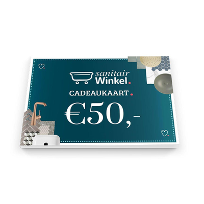 Sanitairwinkel Cadeaubon ter waarde van 50euro