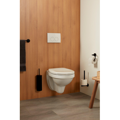 Haceka Kosmos Reserve Toiletrolhouder Mat Zwart