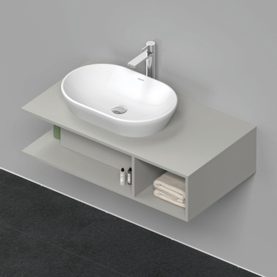 Duravit D-Neo wastafelonderkast 100x26x55cm Betongrijs Mat