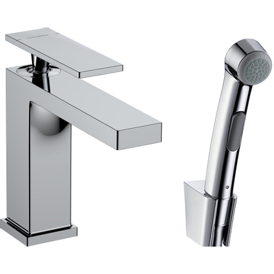 Hansgrohe Tecturis Wastafelkraan - bidet handdouche - doucheslang 160cm - 14.4cm uitloop - chroom