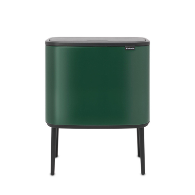 Brabantia Bo Touch Bin Afvalemmer - 36 liter - kunststof binnenemmer - pine green