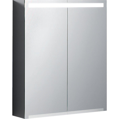 Geberit Option spiegelkast led verlichting 2 deuren 60x70x15cm