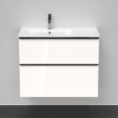 Duravit D-Neo wastafelonderkast 81x62.5x46.2cm 1 lade wit Hoogglans