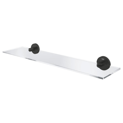 GROHE Start QuickFix Planchet - 53x14.5cm - mat glas - mat zwart