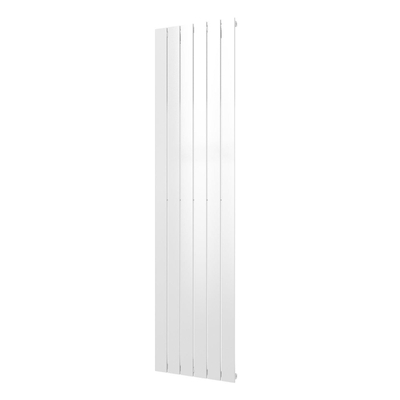 Plieger Cavallino Retto designradiator verticaal enkel middenaansluiting 1800x450mm 910W mat wit