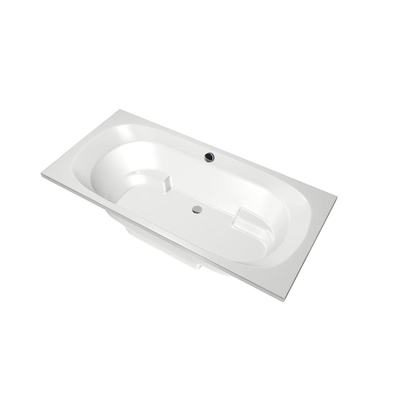 Xenz Kanaga ligbad - 190x90cm - met overloop - zonder afvoer - Acryl Wit