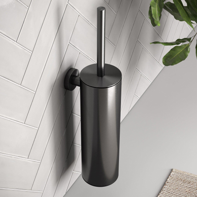 Brauer Gunmetal Edition Toiletborstelhouder - wand - PVD - geborsteld gunmetal
