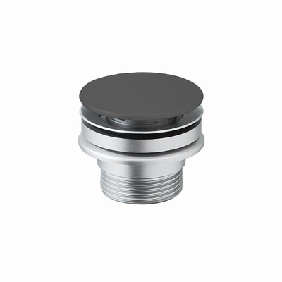 Crosswater 3ONE6 Klikwaste - universeel - RVS - slate (gunmetal)