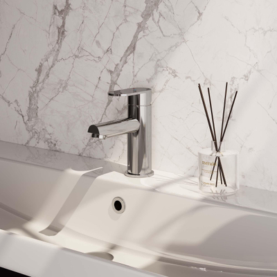 Brauer Chrome Edition Wastafelmengkraan opbouw - laag - model C - chroom OUTLETSTORE