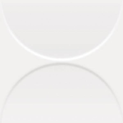 Mosa Kho Liang Decortegel 10x10cm 7.8mm witte scherf Wit