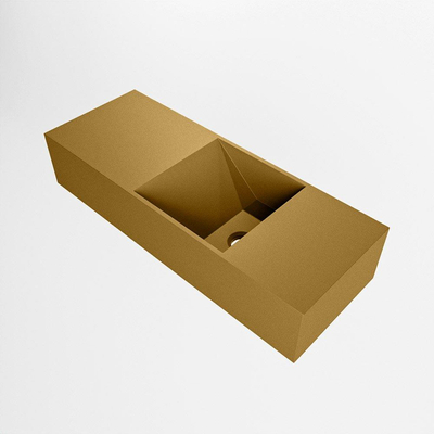 Mondiaz TYNE Fontein - 60x23x12cm - wasbak Rechts - zonder kraangaten - solid surface - Oro