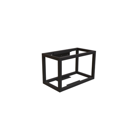 Sjithouse Furniture Stalen frame 39.5cm tbv toiletmeubel vierkante stijlen 2cmx2cm inclusief ophangstrip mat zwart gepoedercoated