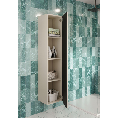 Crosswater Limit Badkamerkast - 160x35x35cm - Warm stone