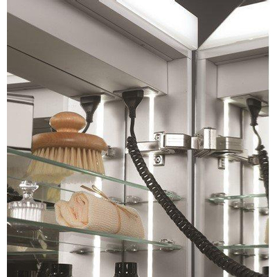 Crosswater Image Spiegelkast - 90x70cm - IP44 - LED verlichting - deurlinks of rechts