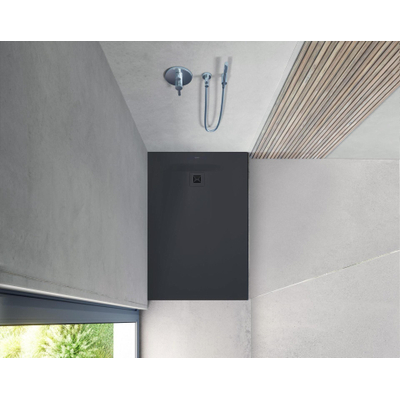 Duravit Sustano Douchebak - 140x80x3cm - Rechthoek - DuraSolid Antraciet mat
