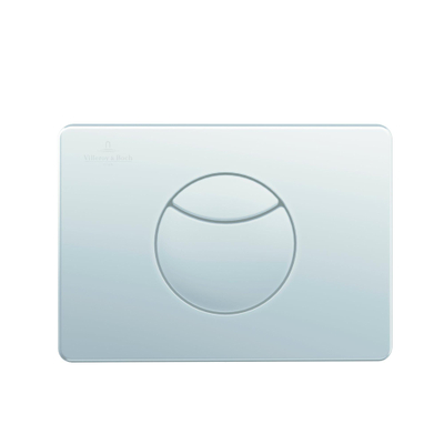 Villeroy & Boch Viconnect 2 knops bedieningsplaat edelmat