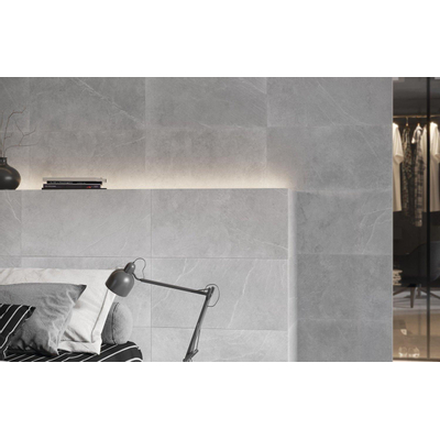 Cifre Ceramica Statale wand- en vloertegel - 30x60cm - 10mm - Rechthoek - gerectificeerd - Betonlook - Grijs Mat