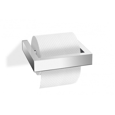 Zack Linea Toiletrolhouder 15X15cm Spiegelglans RVS