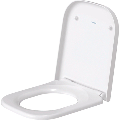 Duravit Happy D.2 WC-zitting 43x35.9x4.3cm met quickrelease Kunststof wit Glanzend