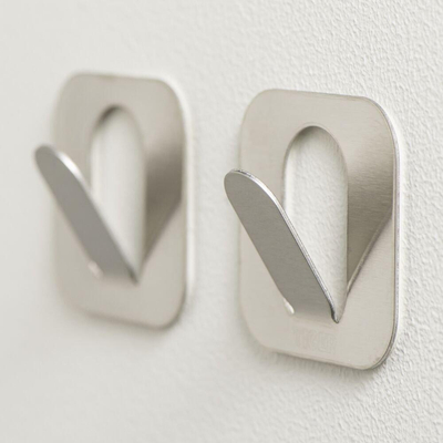 Tiger Haak Paperclip RVS geborsteld (2 stuks) 4.4x4.5x1.7cm