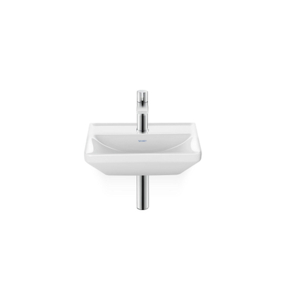 Duravit D-Neo Fonteinbak 45x33.5x13cm 1 kraangat rechthoek Keramiek Wit