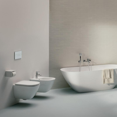 Laufen Lua wandcloset 36x52x34.5cm zonder spoelrand zonder antikalkbehandeling Keramiek Pergamon