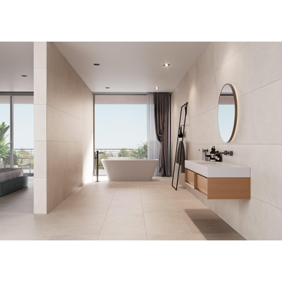Cifre Ceramica Statale wand- en vloertegel - 60x60cm - gerectificeerd - Betonlook - Sand mat (beige)