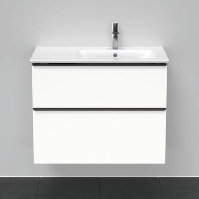 Duravit D-Neo wastafelonderkast 81x62.5x46.2cm 2 lades wit Mat