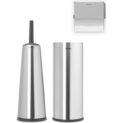 Brabantia ReNew Toiletaccessoireset 3-delig Matt Steel