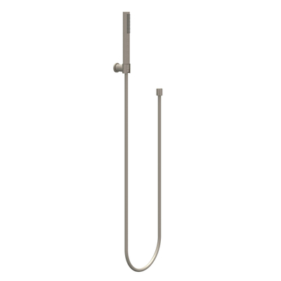 IVY Handdoucheset - staafmodel - met verstelbare wandsteun - doucheslang 150cm - staafmodel - 120cm - Geborsteld nickel PVD