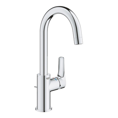 GROHE Eurosmart waterbesparende wastafelkraan l-size met trekwaste chroom