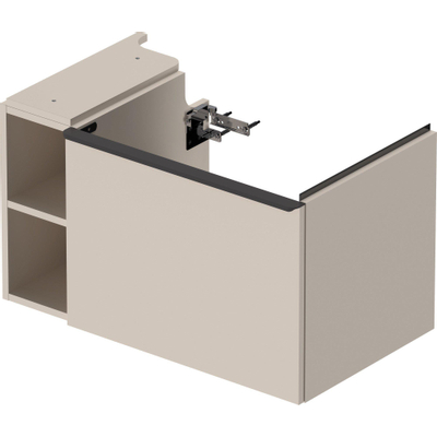 Duravit D-Neo wastafelonderkast 78.4x44x45.2cm 1 lade met softclose Taupe Mat