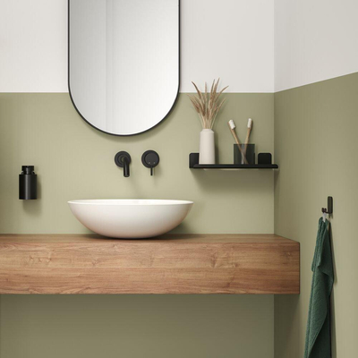 Tiger Colar Zeepdispenser - 180 ml - wandmodel - zelfklevend - zwart