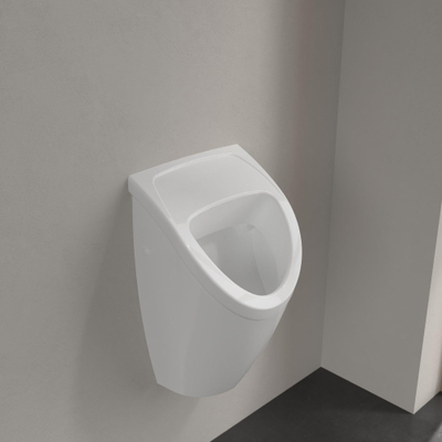 Villeroy & Boch Omnia Compact wandurinoir inclusief verdekte inlaat en bevestiging inclusief vlag w