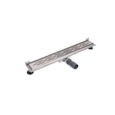 BRAUER Douchegoot - muurflens - 70x7x6.7cm - ondiep - zijuitloop - RVS