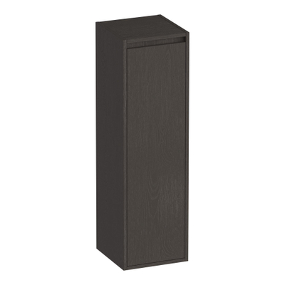 BRAUER Adore badkamerkast - 120x35x35cm - met 1 deur greeploos rechtsdraaiend Timber Anthracite