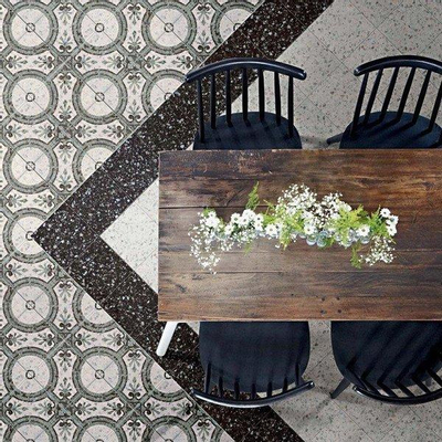 SAMPLE JOS. Venetie Vloer- en wandtegel 20x20cm 10mm R10 porcellanato Nero