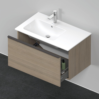 Duravit D-Neo wastafelonderkast 81x44x46.2cm 1 lade Eiken (terra) Mat