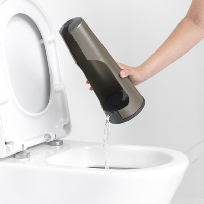 Brabantia ReNew toiletborstel met houder ReNew platinum