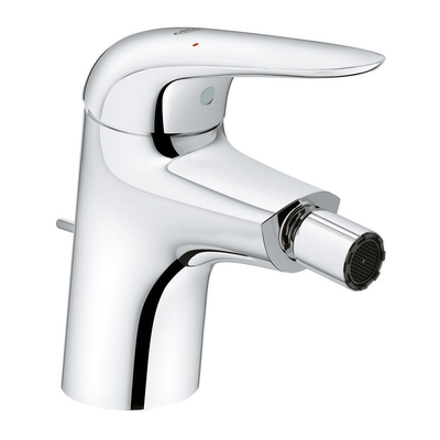 GROHE Eurostyle New 1 gats bidetkraan S size met waste met gesloten greep chroom