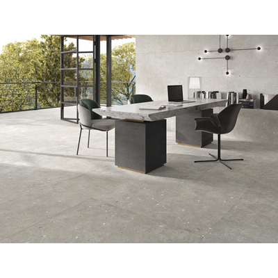 STN Ceramica Glamstone wand- en vloertegel - 59.5x120cm - 10mm - gerectificeerd - grijs