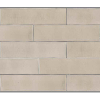 Douglas Jones Atelier Wandtegel 6x25cm 10mm witte scherf Taupe