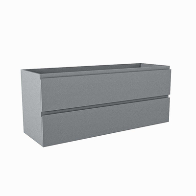 Mondiaz HAY wastafelonderkast - 120x40x50cm - 2 lades - uitsparing links - softclose - Plata